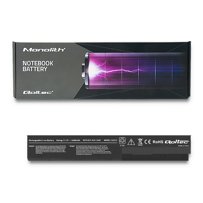 Qoltec Bateria do Asus A31-X401 | X301 | X401 | 4400mAh | 10.8-11.1V