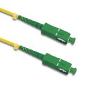 Qoltec Patchcord światłowodowy SC/APC - SC/APC | Singlemode | 9/125 | G652D | Simplex | 0.5m