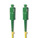 Qoltec Patchcord światłowodowy SC/APC - SC/APC | Singlemode | 9/125 | G652D | Simplex | 3m