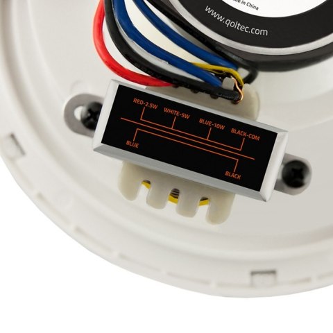 Qoltec Głośnik sufitowy RMS 10W | 16cm | 8 Om | TRAFO | Biały