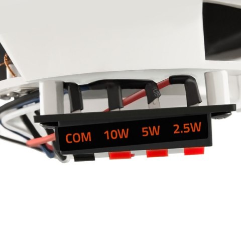 Qoltec Głośnik sufitowy RMS 10W | 16cm | 8 Om | TRAFO | Biały