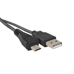 Qoltec Kabel USB 2.0 A męski | Micro USB B męski | 0.25m