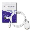 Qoltec Kabel USB 3.1 typ C męski/ VGA męski | FULL HD | Alternate mode | 1m