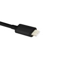 Qoltec Ładowarka sieciowa 12W | 5V | 2.4A | USB + kabel USB typ C