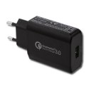 Qoltec Ładowarka sieciowa | Qualcomm Quick Charge 3.0 18W | 5V | 3A | USB
