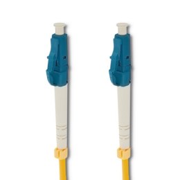 Qoltec Patchcord światłowodowy LC/UPC - LC/UPC | Singlemode | 9/125 | G652D | Simplex | 0.5m