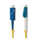 Qoltec Patchcord światłowodowy LC/UPC - SC/UPC | Singlemode | 9/125 | G652D | Simplex | 3m