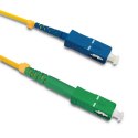 Qoltec Patchcord światłowodowy SC/APC - SC/UPC | Singlemode | 9/125 | G652D | Simplex | 5m