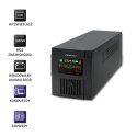 Qoltec Zasilacz awaryjny UPS | Monolith | 1000VA | 600W | LCD | USB