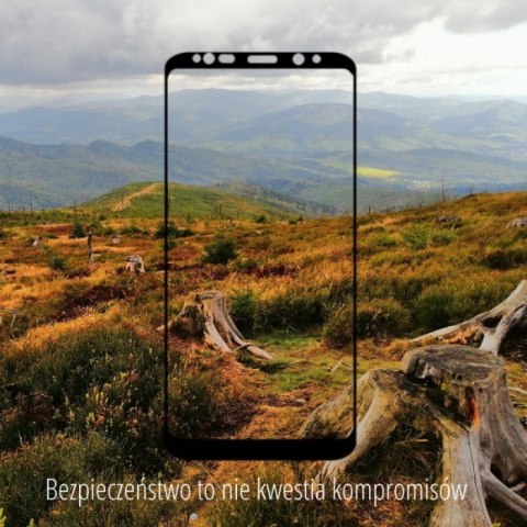 Qoltec Hartowane szkło ochronne PREMIUM do Apple iPhone X | 5D | CZARNE Qoltec Hartowane szkło ochronne PREMIUM do Apple iPhone X | 5D | CZARNE