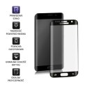 Qoltec Hartowane szkło ochronne PREMIUM do Samsung Galaxy S6 edge | CZARNE