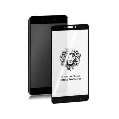 Qoltec Hartowane szkło ochronne PREMIUM do Xiaomi Redmi Note 4 | CZARNE | PEŁNE