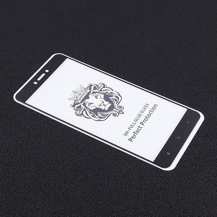 Qoltec Hartowane szkło ochronne PREMIUM do Xiaomi Redmi Note 4 | CZARNE | PEŁNE