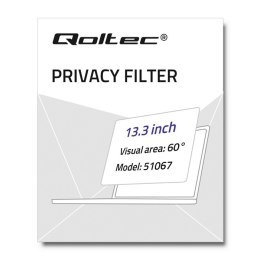 Qoltec Filtr prywatyzujący RODO do MacBook Air 13.3