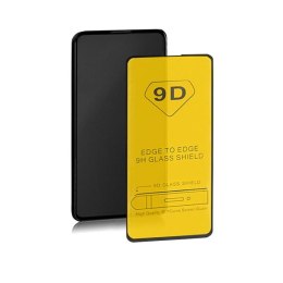 Qoltec Hartowane szkło ochronne PREMIUM do Xiaomi Mi Mix3 | 9D | Czarne | Pełne