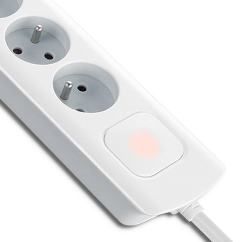 Qoltec Listwa zasilająca | 4 gniazda | 1.4m