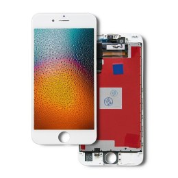 Qoltec Wyświetlacz dotykowy LCD do iPhone 6S | ramka biała