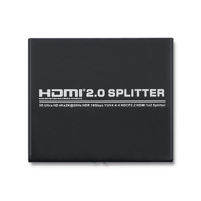 Qoltec Aktywny rozdzielacz Splitter HDMI v. 2.0 | 1x2