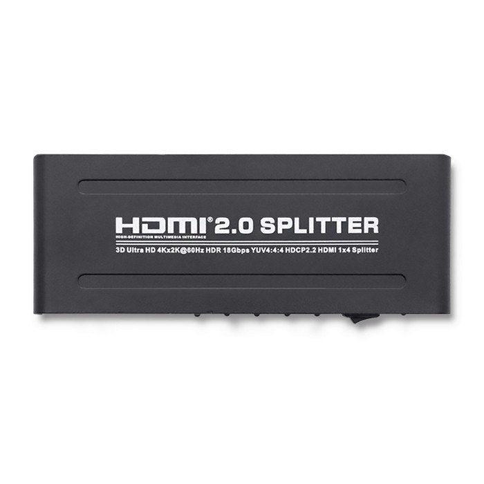 Qoltec Aktywny rozdzielacz Splitter HDMI v. 2.0 | 1x4