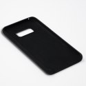 Qoltec Etui na Samsung Galaxy S8 | Płynny Silikon | Czarne