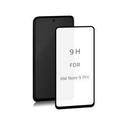 Qoltec Hartowane szkło ochronne PREMIUM do Xiaomi Redmi Note 9S | 6D | Czarne | Pełne