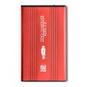 Qoltec Obudowa/kieszeń do dysków HDD/SSD 2.5" SATA3 | USB 3.0 | Czerwony