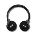 Qoltec Słuchawki bezprzewodowe nauszne z mikrofonem | BT | Super Bass | Czarne