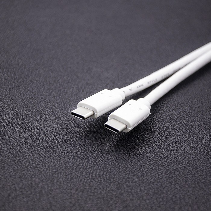 Qoltec Kabel USB 3.1 typ C męski | USB 3.1 typ C męski | 1m | Biały