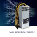 Qoltec Zasilacz PCI-E Smart 1600W | 80 Plus Gold - Data mining