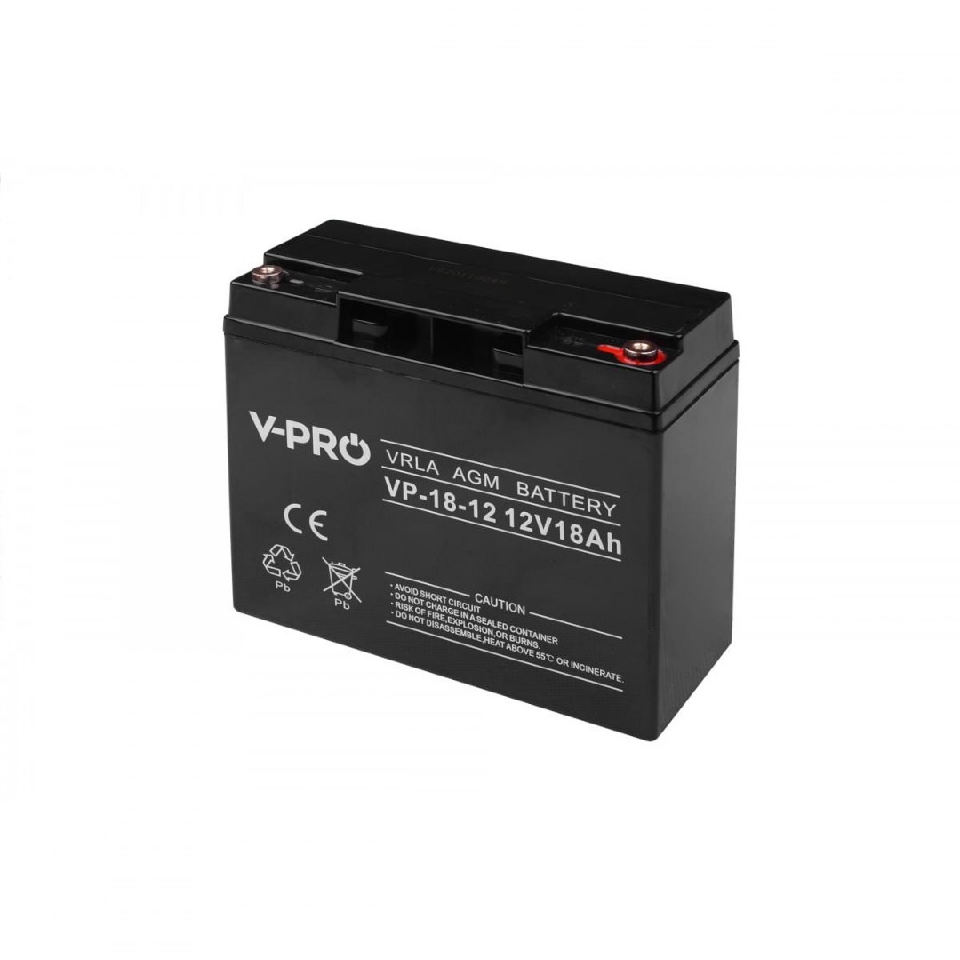 Akumulator bezobsługowy VPRO VRLA AGM 12V 18Ah