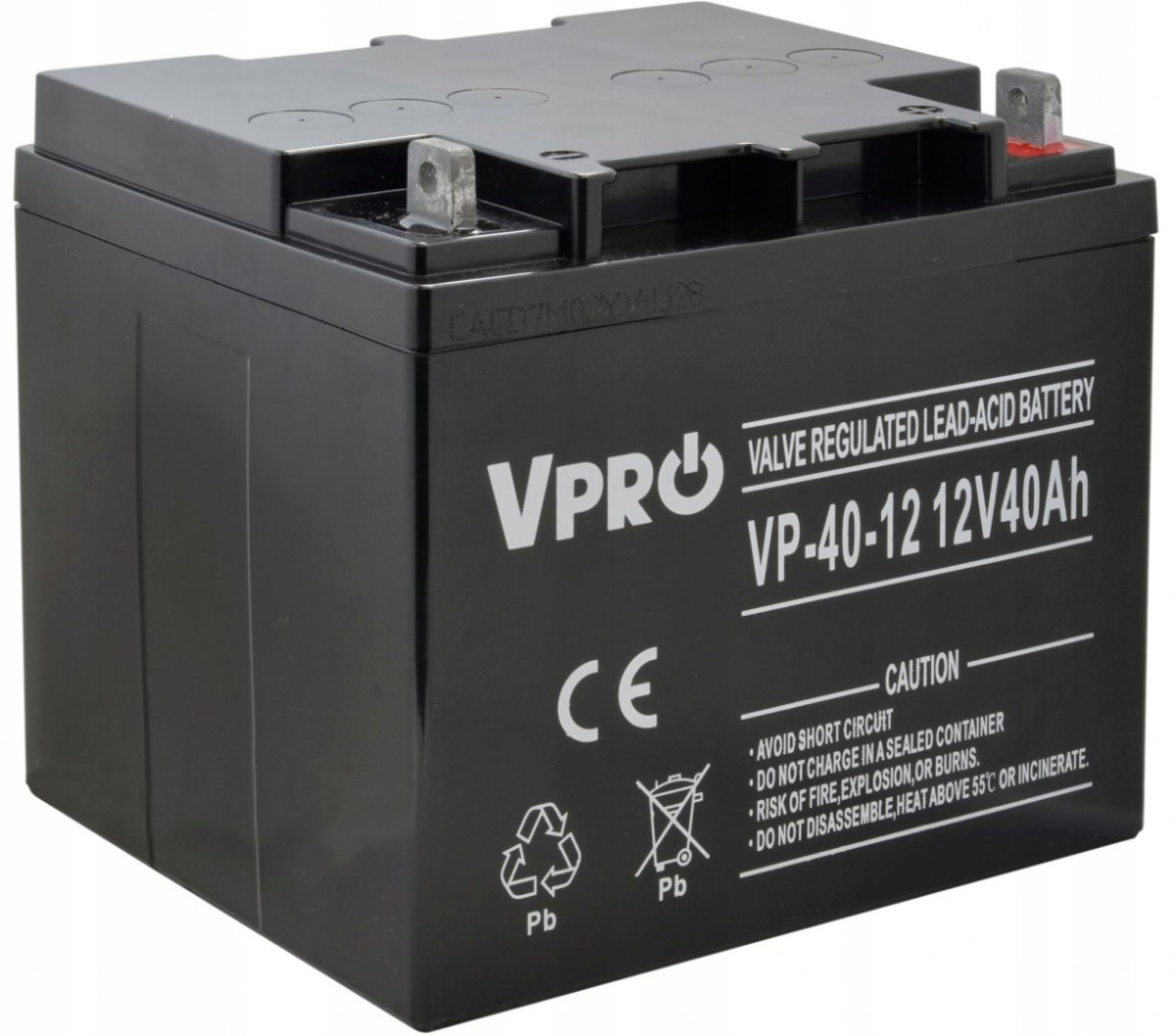Akumulator bezobsługowy VPRO VRLA AGM 12V 40Ah