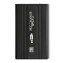 Qoltec Aluminiowa obudowa/kieszeń do dysków HDD/SSD 2.5" SATA3 | USB 2.0 | Czarny