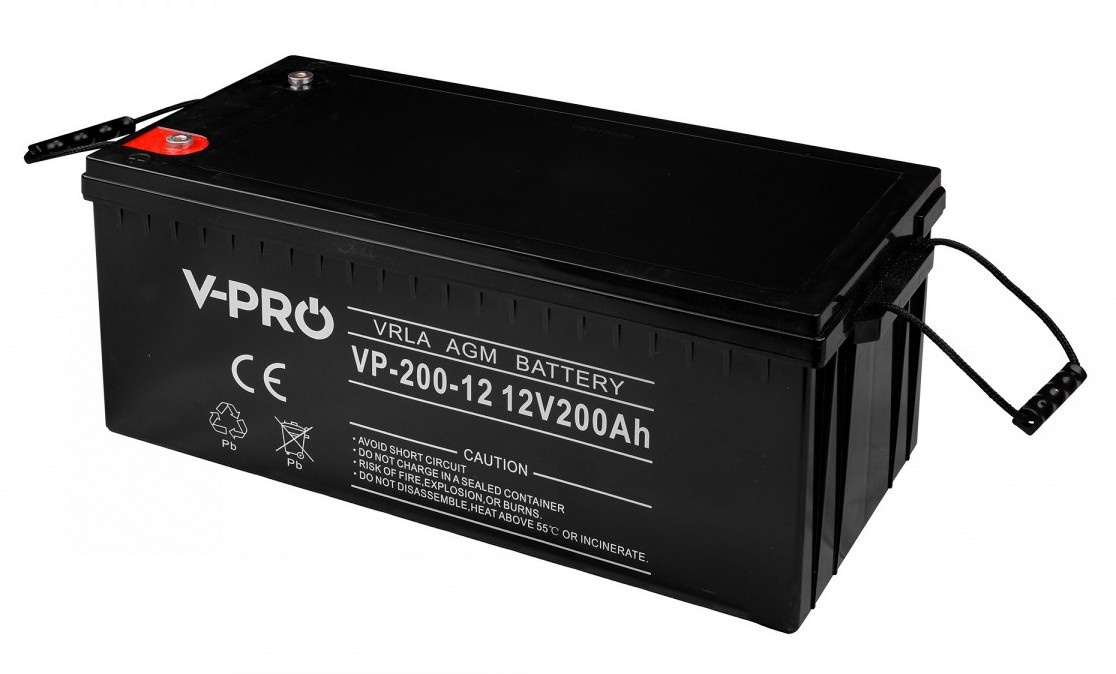 Akumulator bezobsługowy VPRO VRLA AGM 12V 200Ah