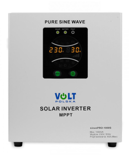 Inwerter solarny SINUS PRO 1000 S 12/230V (700/1000W) + 40A MPPT