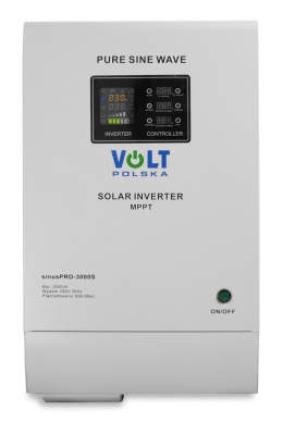 Inwerter solarny SINUS PRO 3000 S 48/230V (2100/3000W) + 60A MPPT