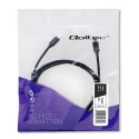 Qoltec Kabel USB 2.0 typ C męski | USB 2.0 typ C męski | 1.4m | Czarny