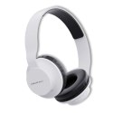 Qoltec Słuchawki bezprzewodowe z mikrofonem | BT 5.0 AB | Białe