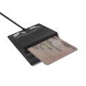 Qoltec Inteligentny czytnik chipowych kart ID SCR-0636 | USB typu C
