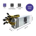 Qoltec Zestaw Zasilacz PCI-E Smart 1600W + ATX SilentLine 350W