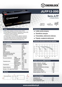 Akumulator Enerblock LITHIUM JLFP12-200