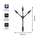 Qoltec Konektor solarny | złącze MC4 | Typ Y | 1000V | 30A