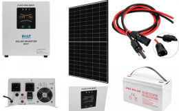 Zestaw solarny Sinus Pro 1000S Panel 405W Akumulator 110Ah