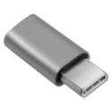 Qoltec Adapter USB 3.1 Typ C męski | Micro USB 2.0 B żeński