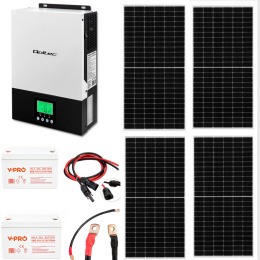Zestaw solarny Off-Grid 2,4KW/3KVA + Panele 4x545W+2x110Ah GEL