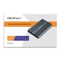 Qoltec Obudowa | kieszeń na dysk M.2 SSD SATA | NVME | DUAL |USB-C