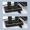 Qoltec Stacja dokująca dysków 2x M.2 NVME SATA SSD | USB-C