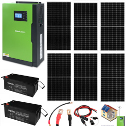 Zestaw solarny Off-Grid 3,5KW/6KVA + Panele 6x545W+2x200Ah
