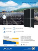 Panel 550W JA Solar JAM72D30 550GB (SFR) QC4, 1300mm (BiFacial)