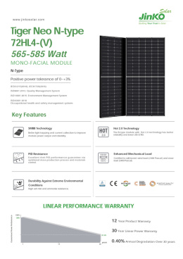 Panel fotowoltaiczny 565W Jinko Solar moduł JKM565N