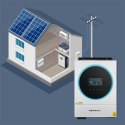 Qoltec Hybrydowy inwerter solarny Off-Grid 4kVA| 4kW | 120A | MPPT | LCD | Wi-Fi | BMS | Sinus